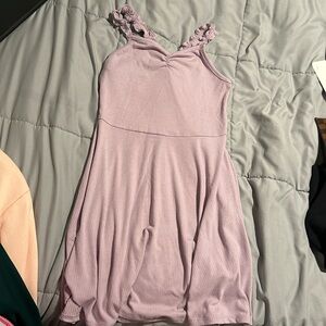 Girls purple dress